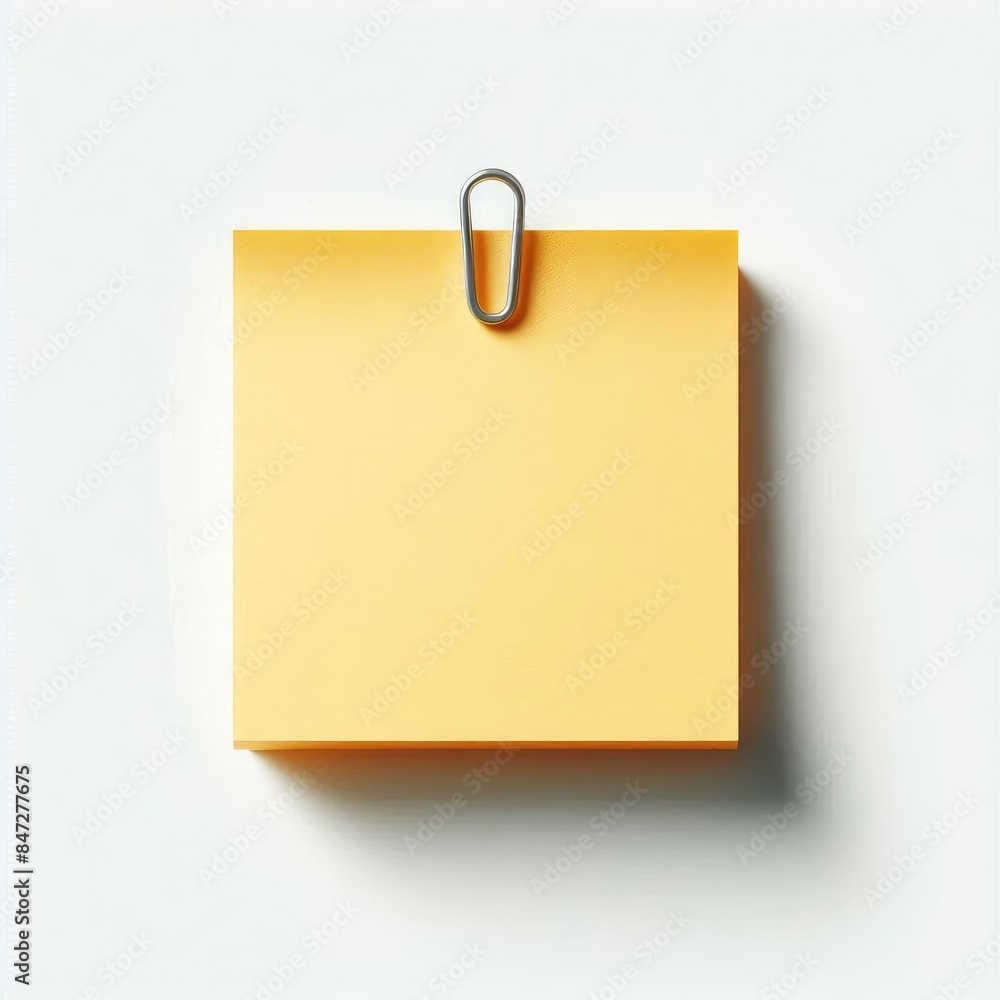 yellow sticky note isolated on a white background yellow sticky note isolated on a white background