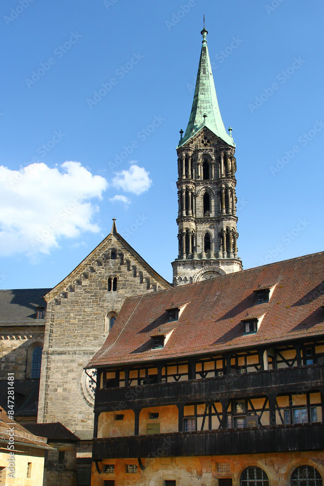 Bamberg Cathedral, a 13th-century church in Bamberg, Germany Bamberg Cathedral, a 13th-century church in Bamberg, Germany