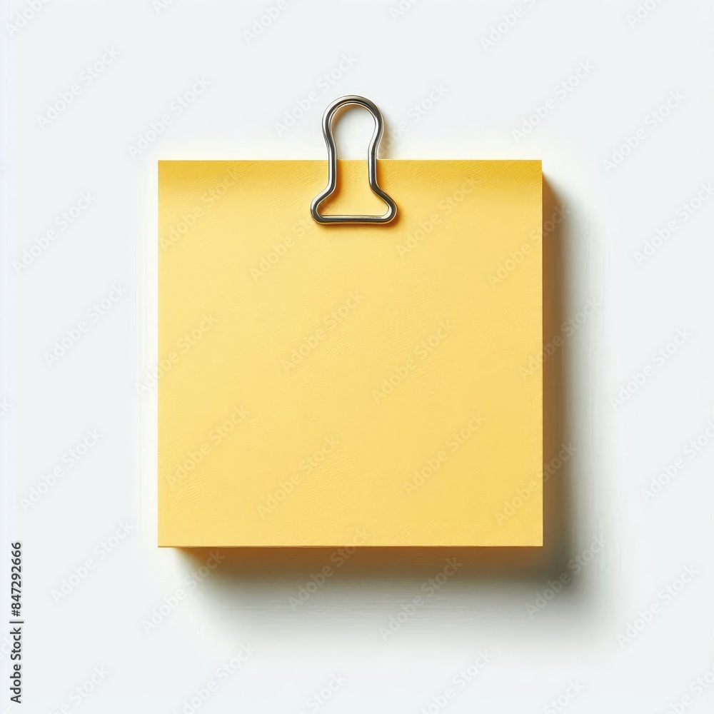yellow sticky note isolated on a white background yellow sticky note isolated on a white background