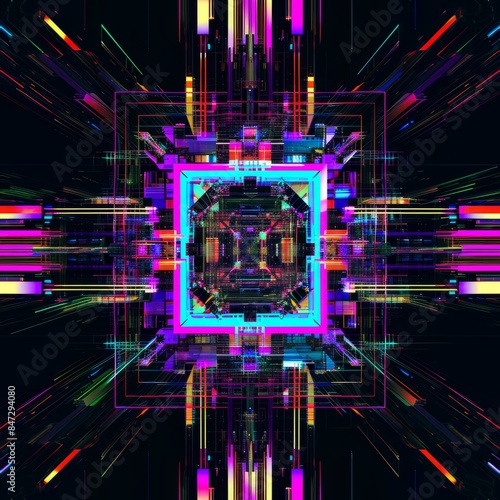 Dark Seamless pattern of bl...