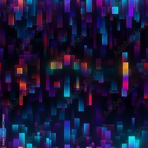 Dark Seamless pattern of bl...