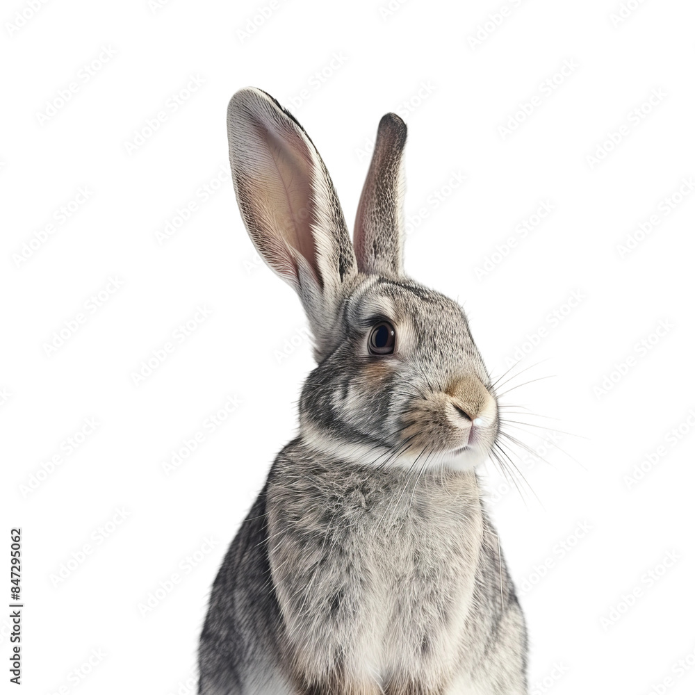 lovely rabbit isolated on white, PNG lovely rabbit isolated on white, PNG