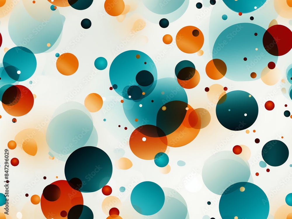 This cheerful and playful pattern features a variety of colorful circles arranged in a seamless pattern on a clean white background. This cheerful and playful pattern features a variety of colorful circles arranged in a seamless pattern on a clean white background.
