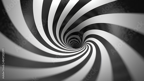 Optical - Black & White Optical Spiral Hole, spiral, lines, circle, design, swirl, illustration, wallpaper, texture, circles, art, color, black, backdrop