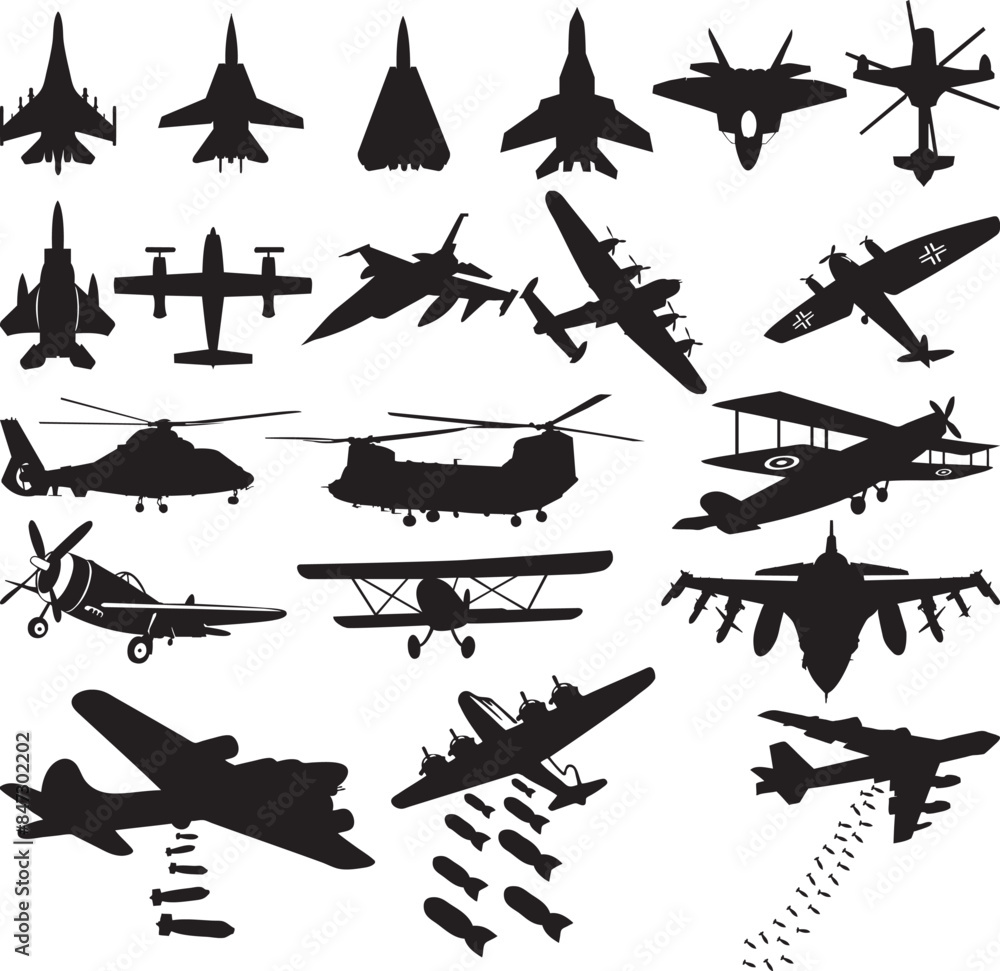 Airplane Svg/ Biplane SVG/ War plane SVG/Military plane/ Airplane