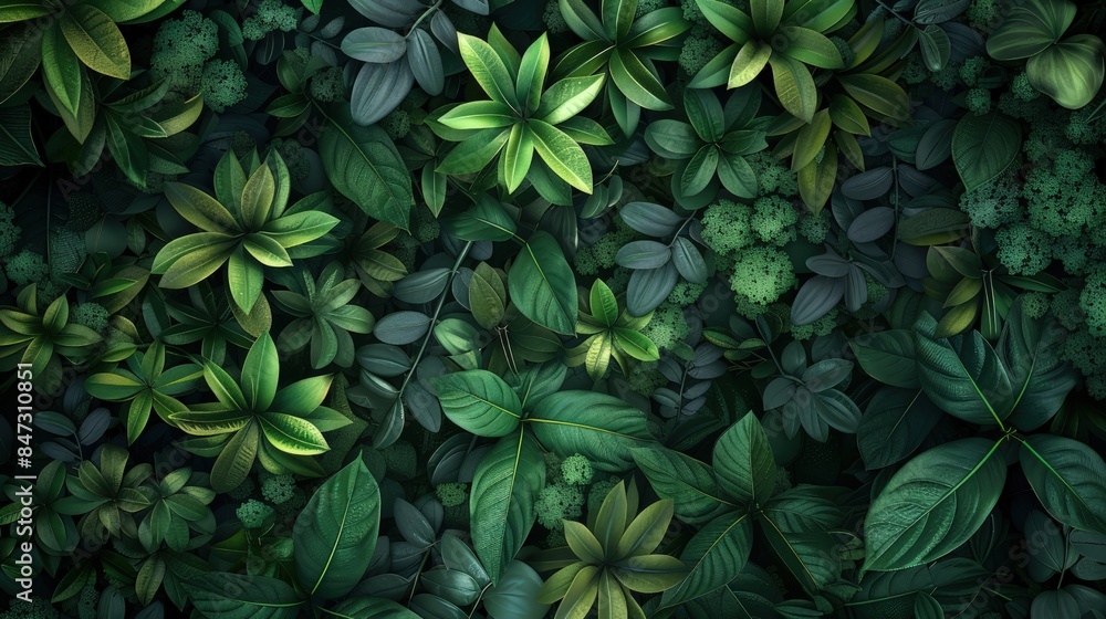 Close-Up Green Leaves Close-Up Green Leaves