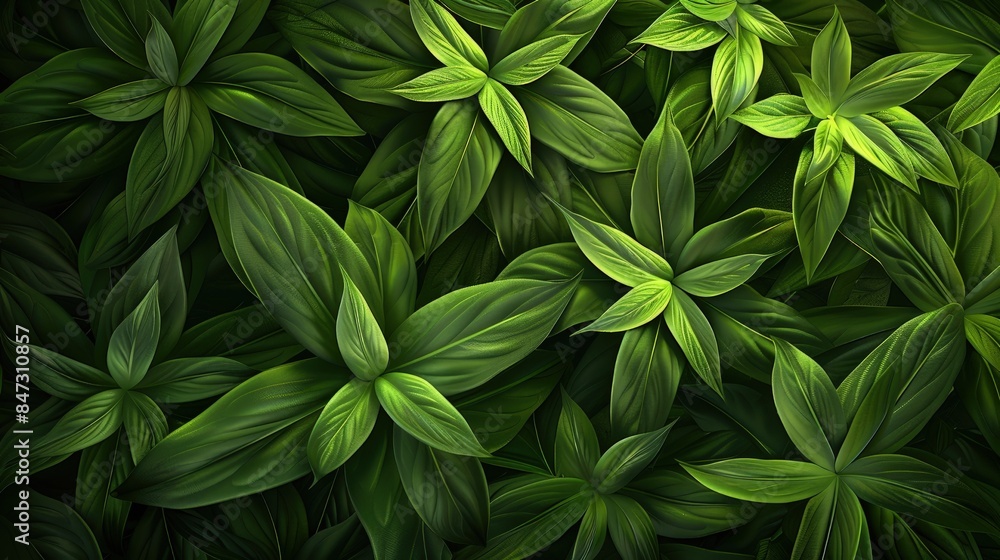 Close-Up Green Leaves Close-Up Green Leaves