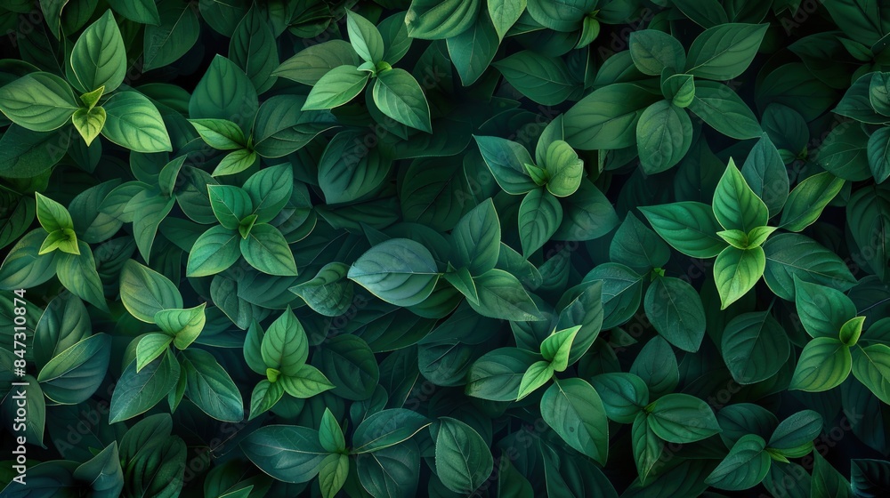 Close-Up Green Leaves Close-Up Green Leaves