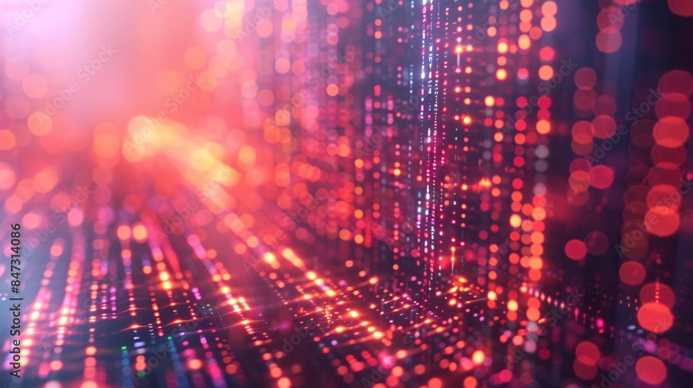 Big data and cybersecurity 3D illustration with neural network, glowing lights, and futuristic abstract background
Big data and cybersecurity 3D illustration with neural network, glowing lights, and futuristic abstract background