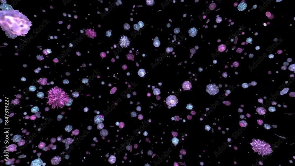 4k Blue Nebula Space Travel Motion Background 4k Blue Nebula Space Travel Motion Background