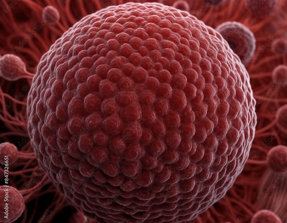 close-up cancer cells 