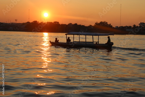 flores island, el peten, guatemala