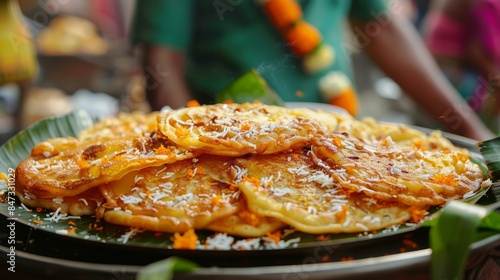 Malpua: Sweet Pancakes at Rath Yatra photo