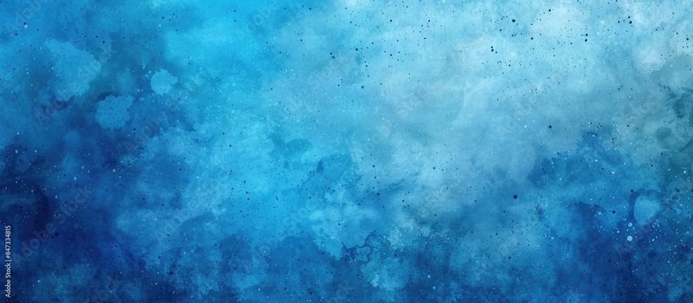 A blue watercolor background with a textured paper and cool mottled design. A blue watercolor background with a textured paper and cool mottled design.