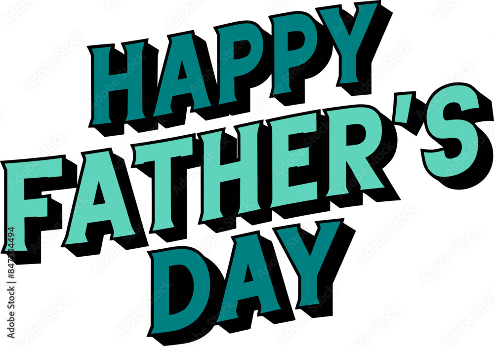 Obraz premium Happy Father's Day