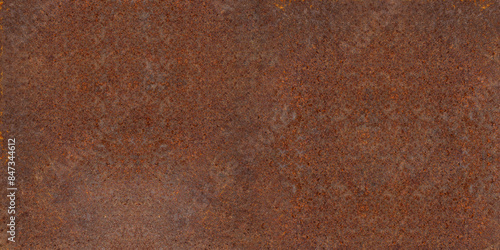 Panoramic grunge rusted metal texture, rust and oxidized metal background. Ol...