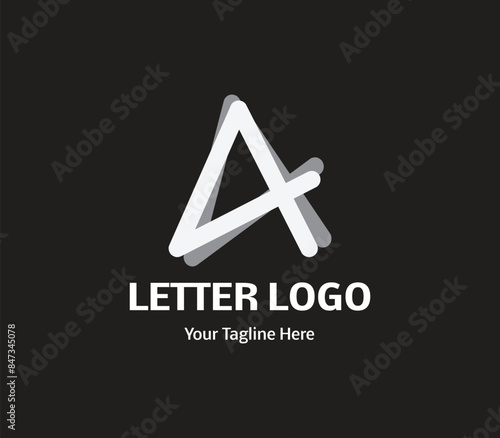 A Letter Vector Brand Logo Design.
