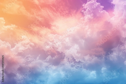 Colorful sky background used for texture and sky replacement purposes - generative ai