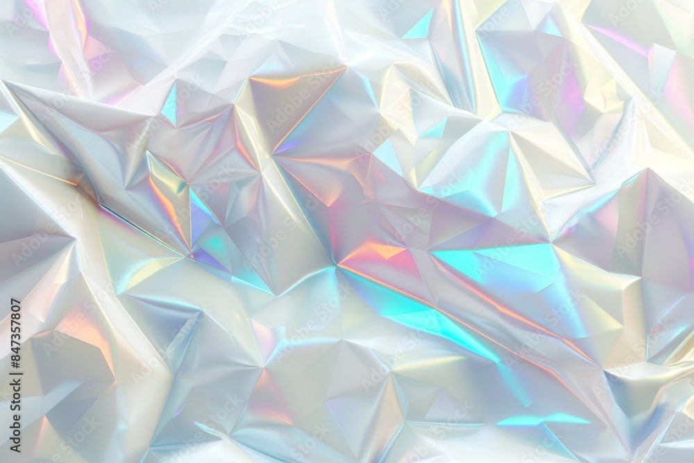 Abstract Iridescent Polygonal Texture Abstract Iridescent Polygonal Texture