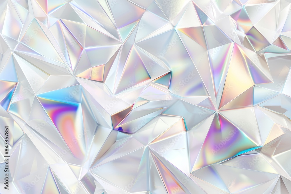 Abstract Iridescent Geometric Background Abstract Iridescent Geometric Background