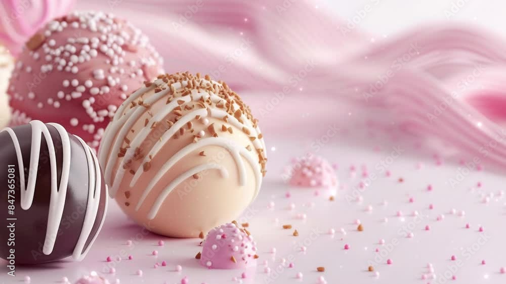 pink and white chocolate for valentine pink and white chocolate for valentine