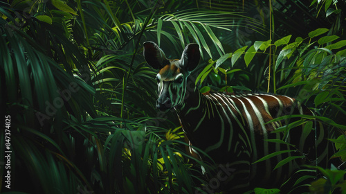 Plakat Okapi in the Jungle