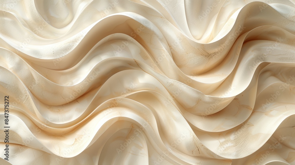 Abstract background with wavy, pearly texture. Soft, flowing lines create an elegant and luxurious look. Perfect for design projects.