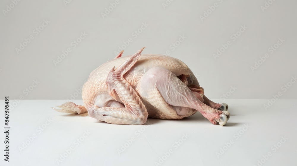 Whole chicken meat isolated on white background. Whole chicken meat isolated on white background.