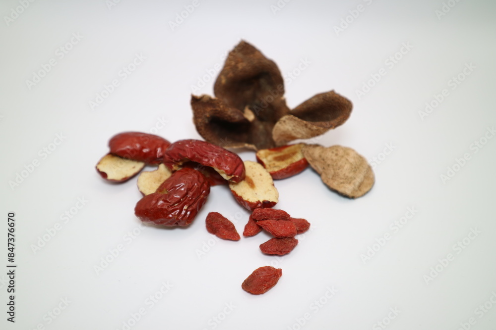 Obraz premium Asian herbal ingredients for health 