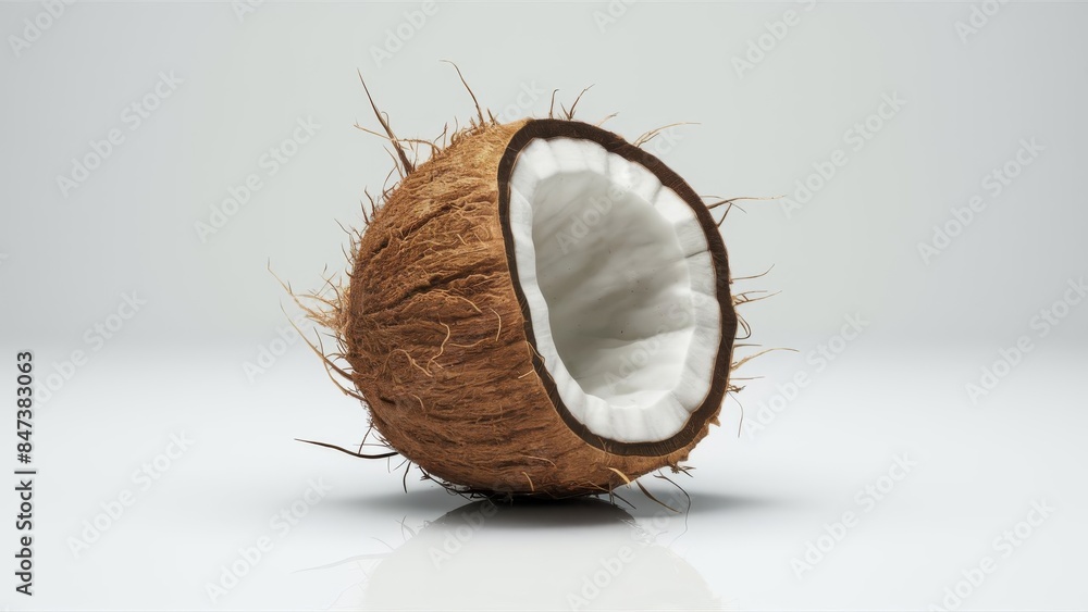 Coconut fruit isolated on white background Coconut fruit isolated on white background