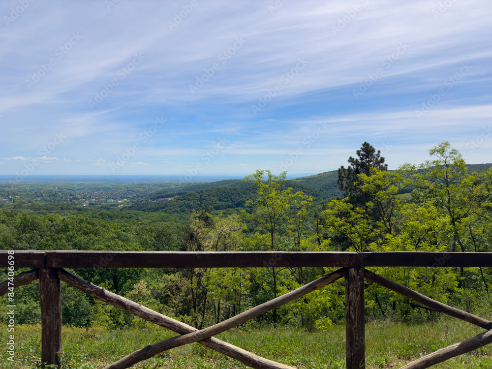 Forest hill nature view of Fruska Gora Serbia Forest hill nature view of Fruska Gora Serbia