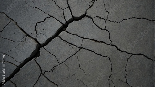 Dry cracked concrete texture surface background
