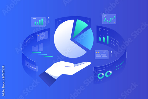 Data Driven Marketing illustration photo