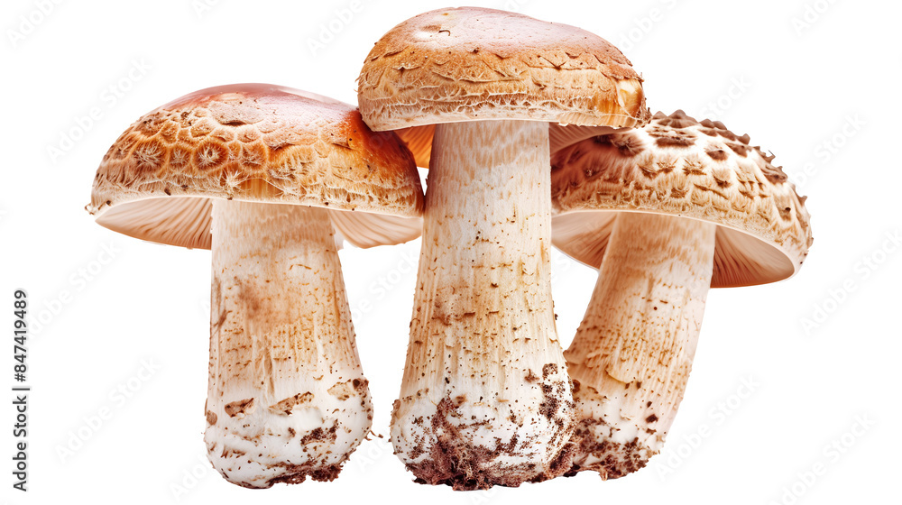 Mushrooms isolated on whitet background Mushrooms isolated on whitet background