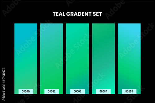 Pantone Gradient Color swatch Palette golden, yellow, pink, silver, red, blue, black, purple, teal, orange, lime RGB CMYS NEON photo