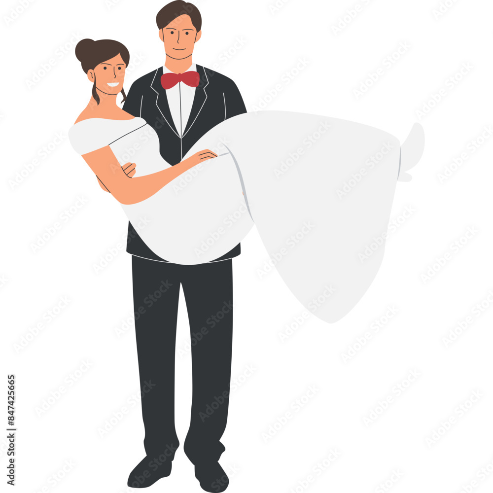 Wedding Couple Illustration