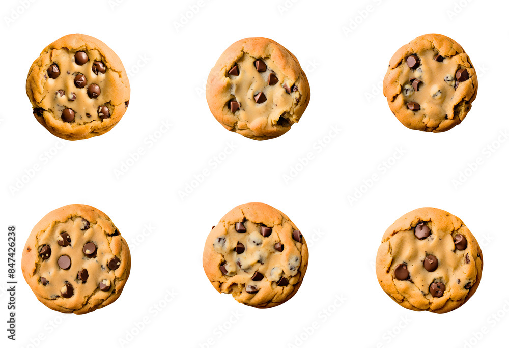 Fototapeta premium Chocolate chip cookie