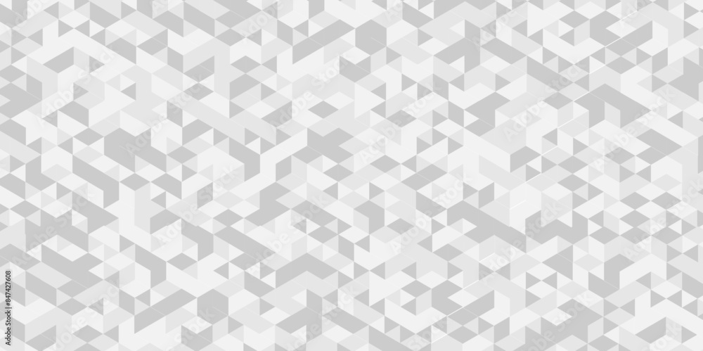 Vector geometric seamless diamond technology white and gray triangle element light background. Abstract digital grid light pattern white Polygon Mosaic triangle, business and corporate background. Vector geometric seamless diamond technology white and gray triangle element light background. Abstract digital grid light pattern white Polygon Mosaic triangle, business and corporate background.
