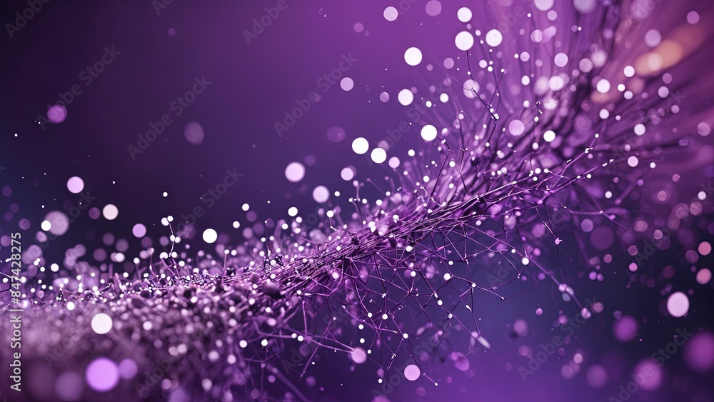 AI Neural Lines Background Abstract Purple - Landscape AI Neural Lines Background Abstract Purple - Landscape