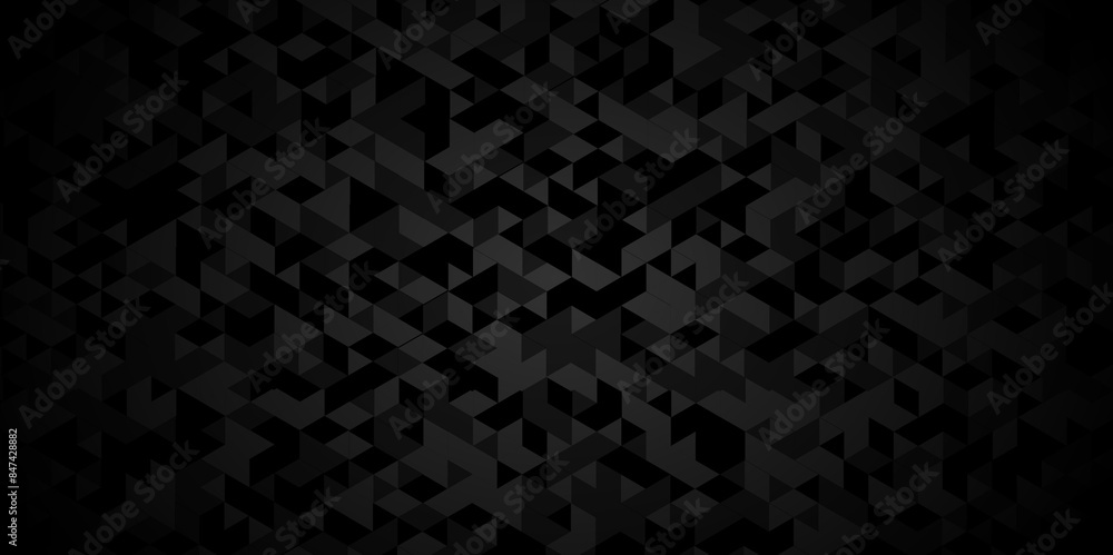 Vector geometric seamless diamond technology black and gray triangle element light background. Abstract digital grid light pattern black Polygon Mosaic triangle, business and corporate background. Vector geometric seamless diamond technology black and gray triangle element light background. Abstract digital grid light pattern black Polygon Mosaic triangle, business and corporate background.