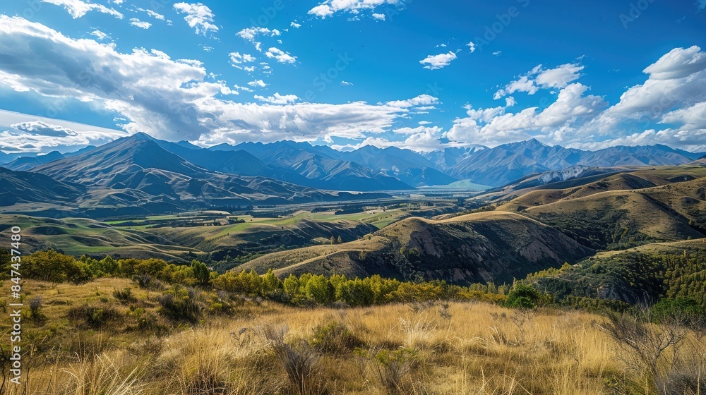 Scenic Views Across Mountain Ranges Scenic Views Across Mountain Ranges