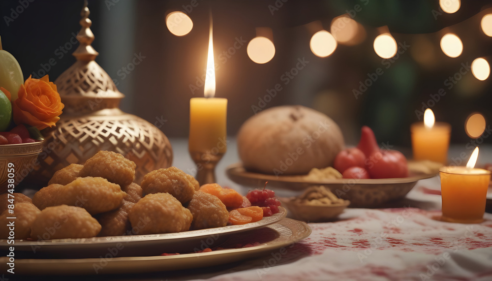 Naklejka premium Ramadhan Iftar