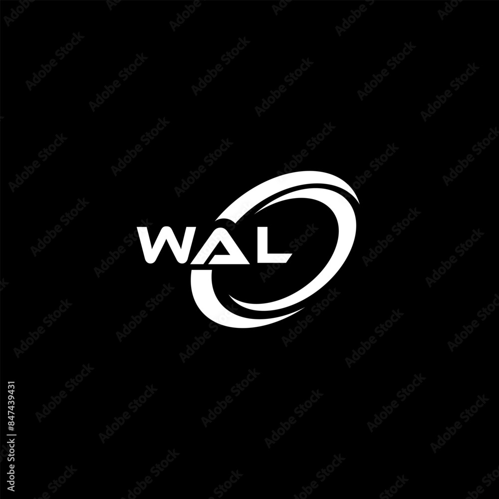 ABSTRACT WAL LOGO DESIGN ABSTRACT WAL LOGO DESIGN