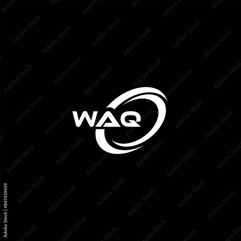 ABSTRACT WAQ LOGO DESIGN ABSTRACT WAQ LOGO DESIGN
