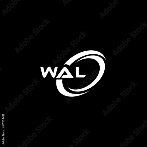 ABSTRACT WAL LOGO DESIGN