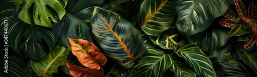 Macro leaves background. 