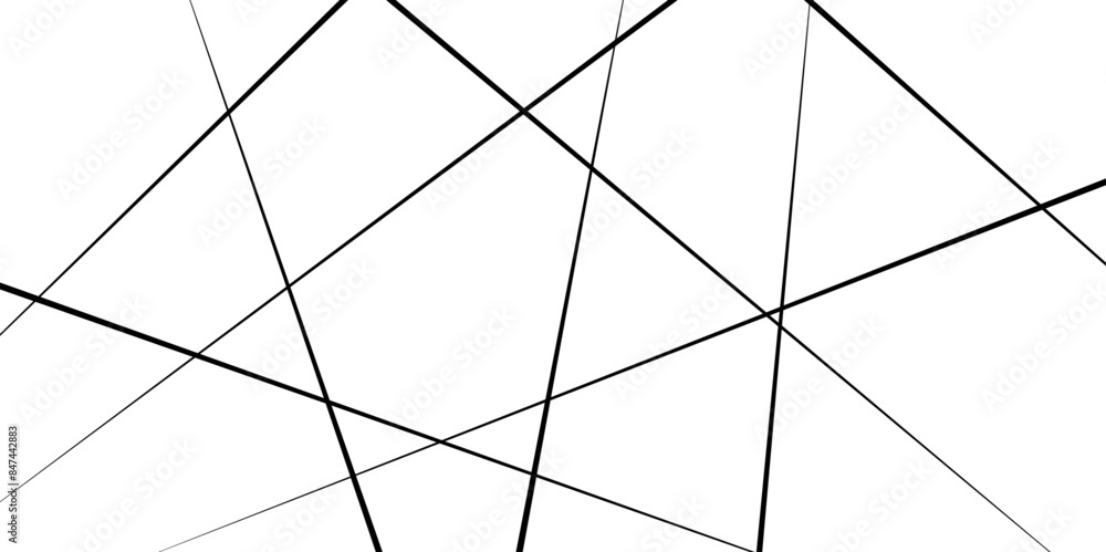 Random chaotic lines abstract geometric pattern. Vector random black stripes. Random chaotic lines abstract geometric pattern. Vector random black stripes.