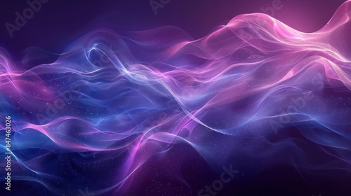 Ethereal Visions of the Cosmos, A Purple and Pink Nebula Tapestry