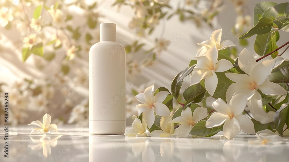 shampoo with flowers shampoo with flowers