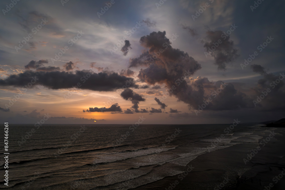 Scene at sunset at Ladghar beach Dapoli, located 200 kms from Pune on the West Coast of Maharashtra India. Scene at sunset at Ladghar beach Dapoli, located 200 kms from Pune on the West Coast of Maharashtra India.